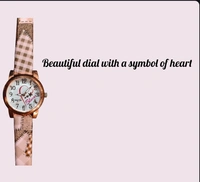 Wow What A Amazing Beautifull Watch, Peach Colour Multidesigned Watch For Girls/womens