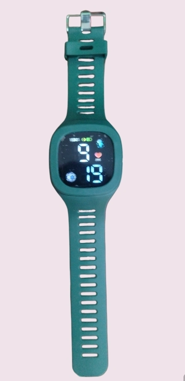 Digital Watch With Silicon Strap For Boys/girls  - Japanese Laurel, Free