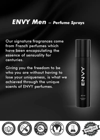 ENVY Natural Spray Perfume For Men - 60ML | Long Lasting Deodorant Body Spray for Men - Black, 1