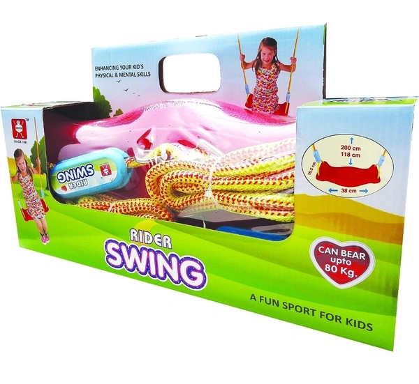Jhoola For Kids Fully Safe | Rider Swing Phatta Swing  - Blue