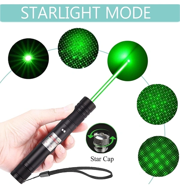 Laser Pointer High Power Chargable Laser Light With 5km Range - Big, Green