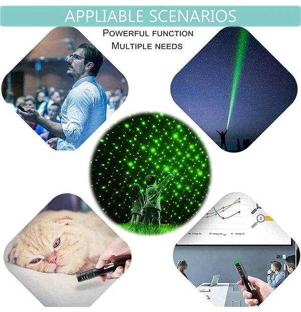 Laser Pointer High Power Chargable Laser Light With 5km Range - Big, Green