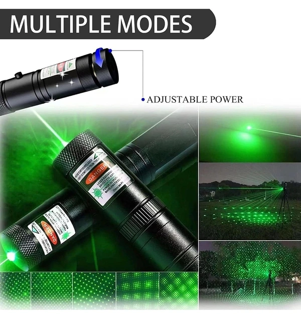 Laser Pointer High Power Chargable Laser Light With 5km Range - Big, Green