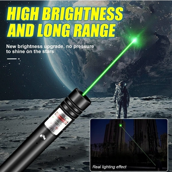 Laser Pointer High Power Chargable Laser Light With 5km Range - Big, Green