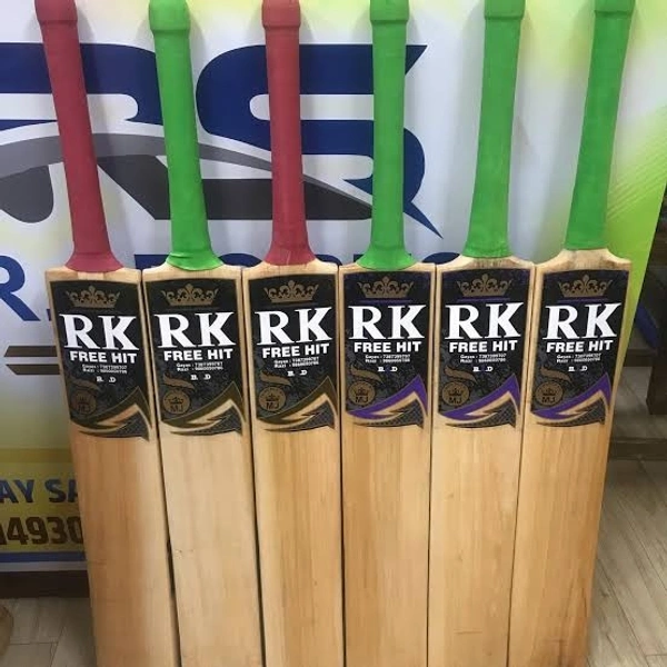 Rk Free Hit Double Blade Kashmir Willow Bat - Full