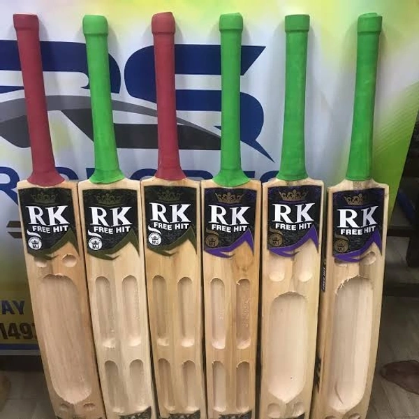 Rk Free Hit Double Blade Kashmir Willow Bat - Full
