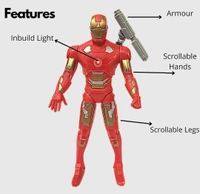 Iron Man (Age Of Ultron)Toys For Boys /girls/adults/collection|Action Figures For Kids |Iron Man Toys |Iron Man Toys |Action Figures |Hot Toys Iron Man |Avengers |Marvel Toys |Iron Man |Iron Man Toy |Years Toy (7 Inch) - Red, 7 Inch