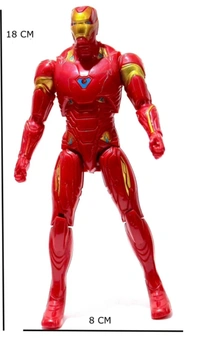 Iron Man (Hero Series) Toy With Light  - Red, 8inch