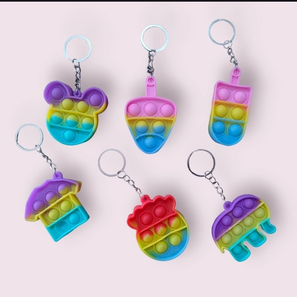 6 Beautifull Popet Key Chains - 6, 1