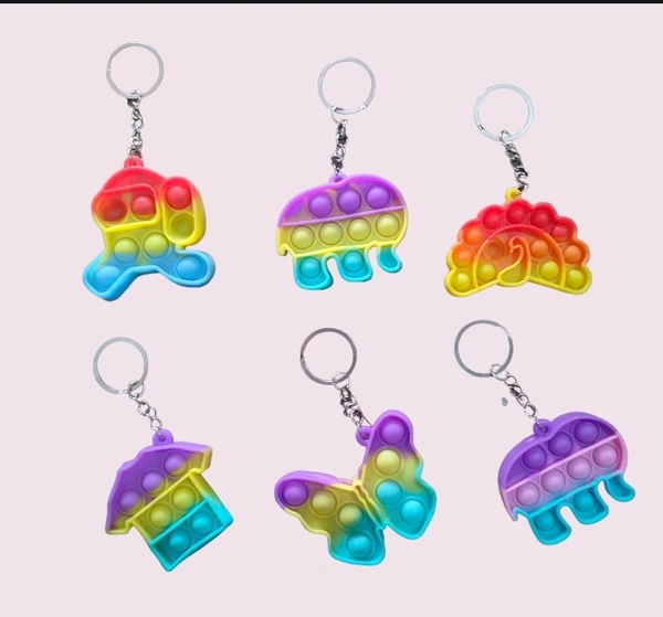 6 Beautifull Popet Key Chains - 6, 2