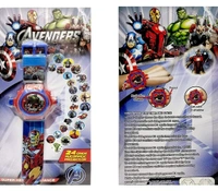 Watch for Boys and Girl Digital 24 Images Avengers Projector Watch (Unisex Kids Watch, Assorted Design)(Age 3+ Years) Colour:Multicolour