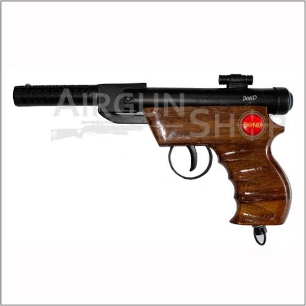 Bond Air Pistol  - Black, With Pellets Of Two Pack