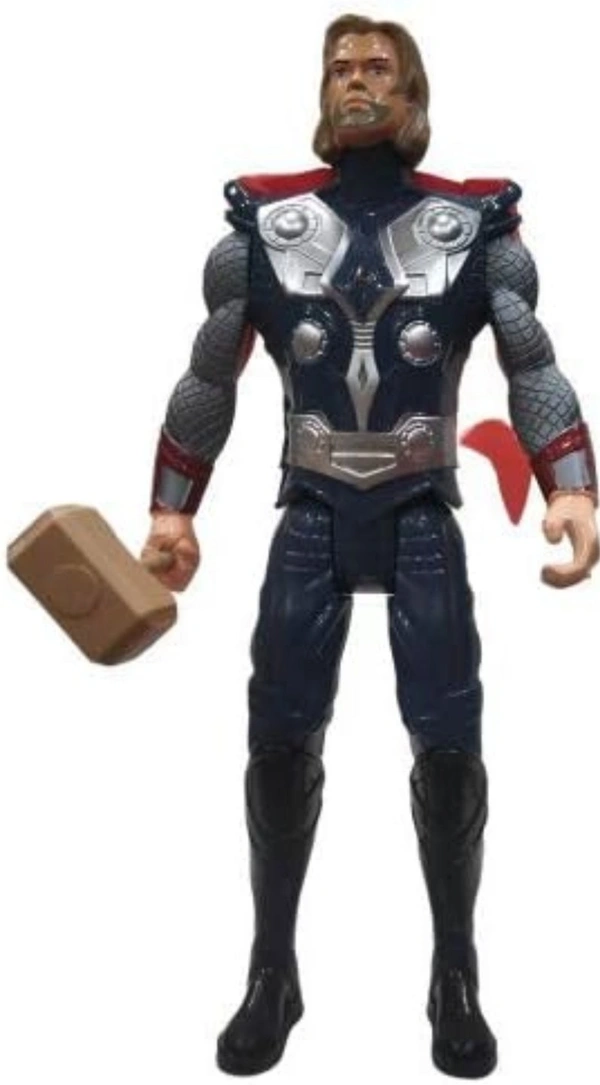 Avengers Thor with Weapons Twist and Move Age of Ultron Action Figure, 19cm with LED Light Function, Super Power Hero - Avengers 4 - Thor - Character Series