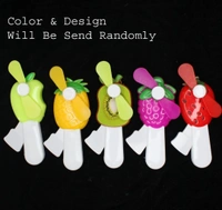 Fruit Fan /Hand Pressure Mini Fan Fruit Shape Cute Squeeze Toys/Cool Summer Fan/Fan Without Battery/Kids Fan Toys(Multi Color) - 2