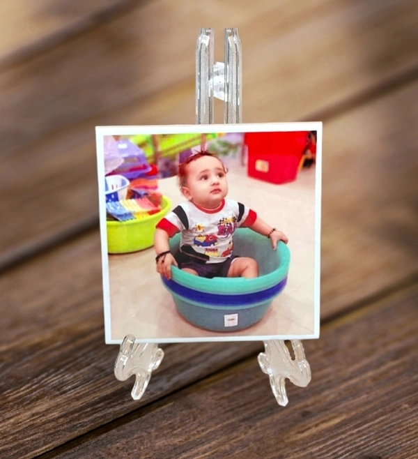 Rksports Ceramic Customisable Super Glossy Tiles  - White, 30, 4*4