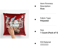 Rk Sports Personalise Photo Magical/Magic/Red Magic Photo Cushion/Pillow |Gifting Cushions for All Occasions|  - 1, Red