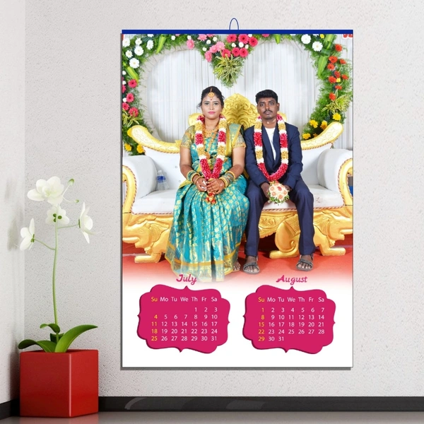 Personalized (Customized) Wall hanging Calandar 6 Pages Large Size Wall Calendar (13 x 19 inches)