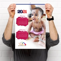 Personalized (Customized) Wall hanging Calandar 6 Pages Large Size Wall Calendar (13 x 19 inches)