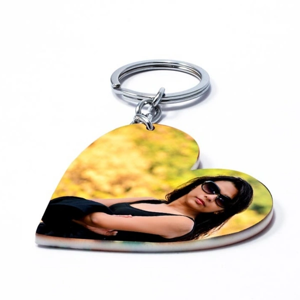 Polymer Keychain Heartin Shape