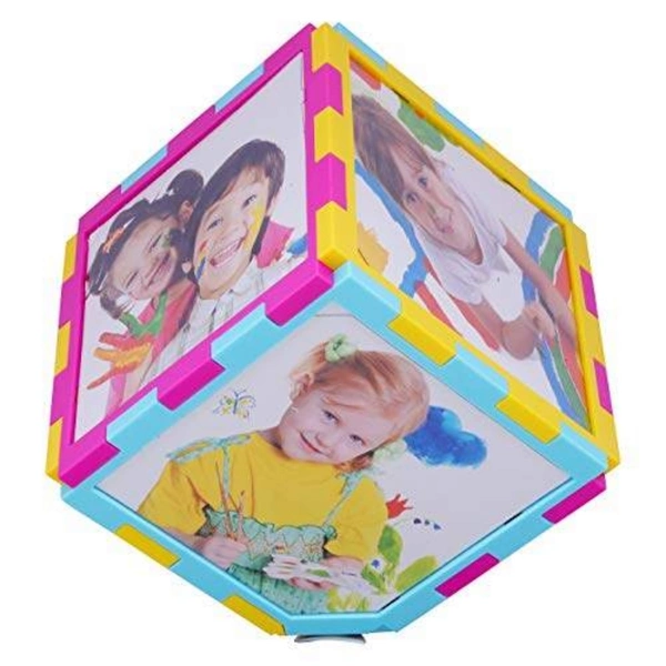 Multi Color Rotating Cube