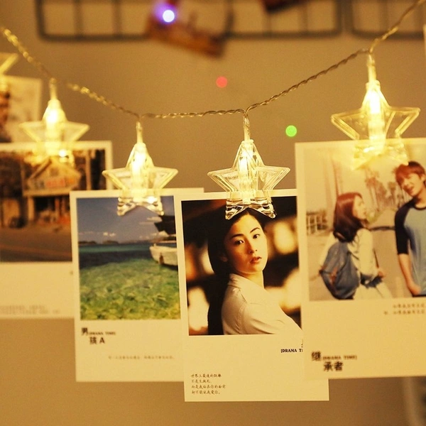 Star LED Photo Clip