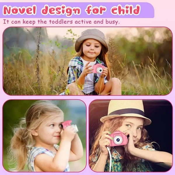 Kids Camera 2inches Screen 13Million Pixels Selfie Digital for 4 to 12Year Old Girl Boy Christmas Birthday Gift Toy