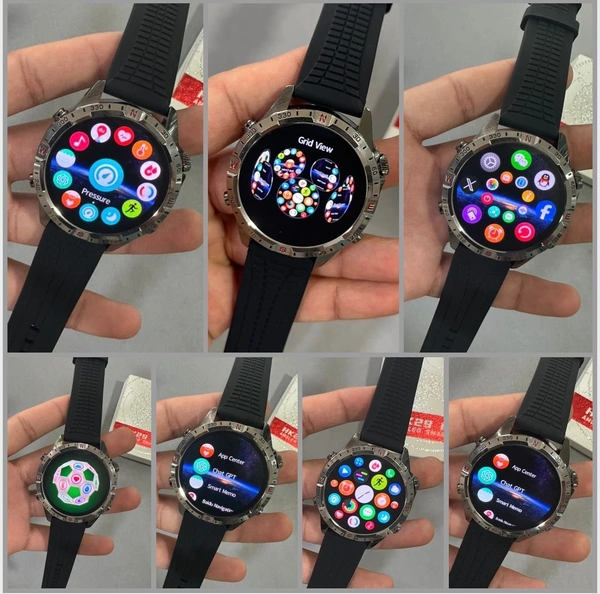 HK29 HERO AMOLED Smartwatch – Round Dial, ChatGPT, IP67 & Magnetic Fast Charging
