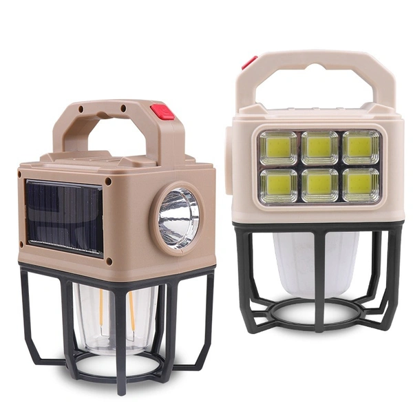 NY-9802A Solar Camping Lantern Rechargeable Lantern 2400mAh Power Bank