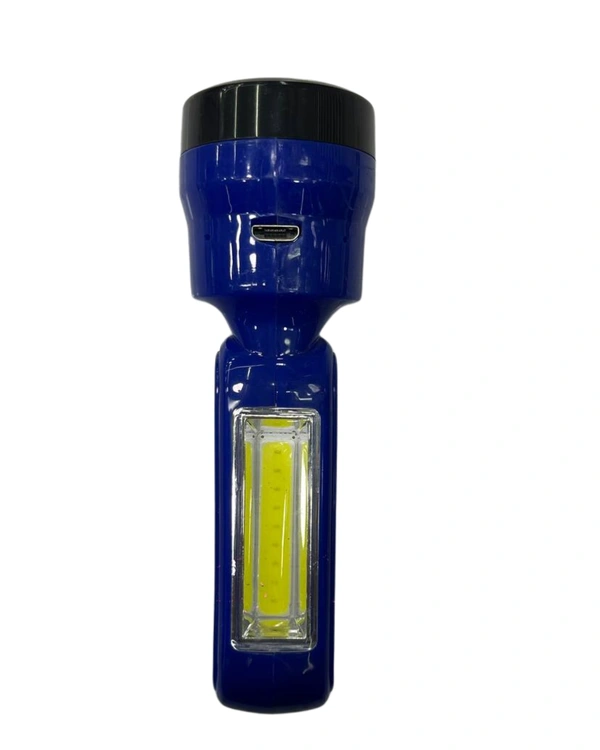 Rechargeable Mini Torch – 25W Laser LED, 10W COB, 1200mAh Battery, V8 Fast Charging