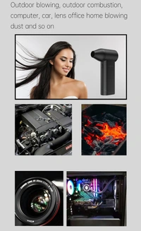 Portable Handheld Super Power Turbo Fan – Jet Engine Snow Blower for Outdoor Use Violent turbofan