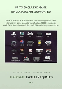 G11 Pro 4K HD Video Game Console 2.4G Wireless Controller Emuelec4.3 S905X2 Dual System Family Gamebox Built-in  Game