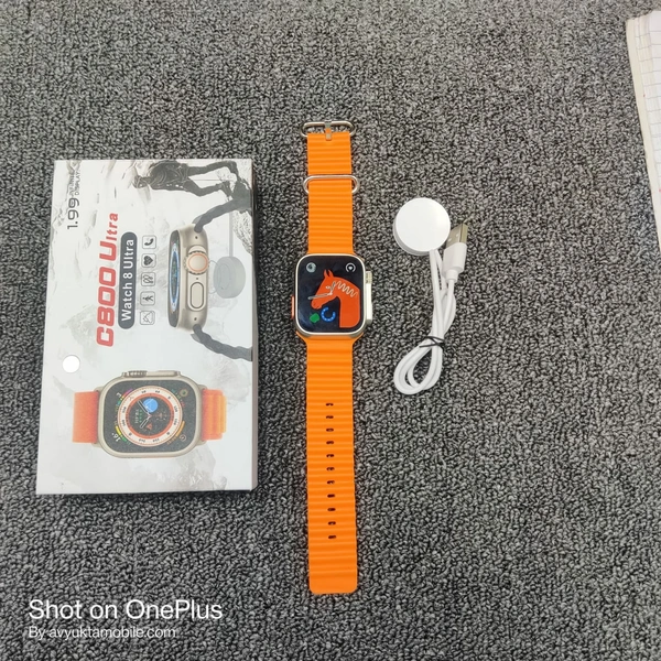 C800 Ultra Smart Watch - Orange