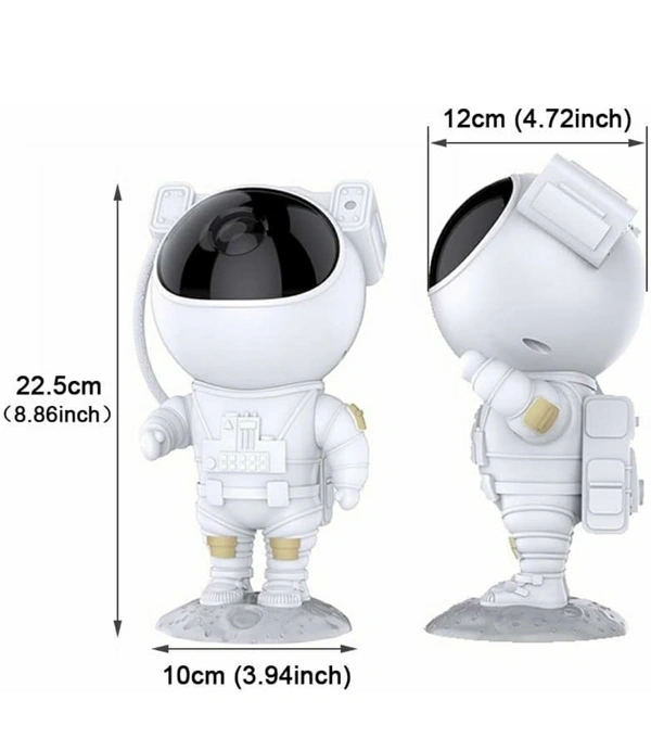 Astronaut Galaxy Projector - White