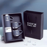500ml Stainless steel thermostat with cup Vaccume Flask Set