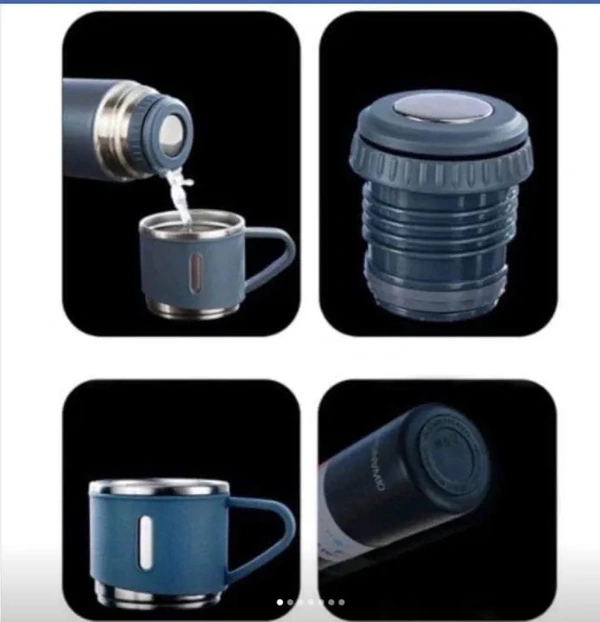 500ml Stainless steel thermostat with cup Vaccume Flask Set