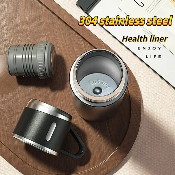 500ml Stainless steel thermostat with cup Vaccume Flask Set