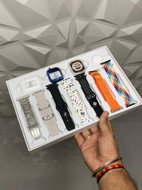 I20 Ultra Max Combo | I20 Ultra Smart Watch - Black