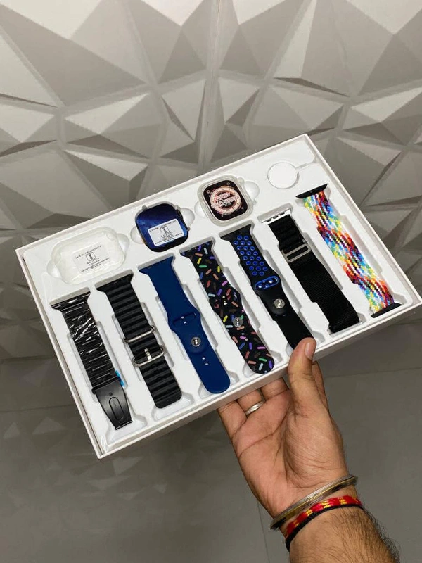 I20 Ultra Max Combo | I20 Ultra Smart Watch - Black