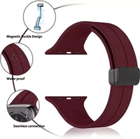 Magnetic Smart Strap Compatible with ultra smart Watch Strap 38mm 40mm and 41mm Perfact Fit for iWatch Ultra SE2 SE Series 8 7 6 5 4 3 2 1 Smart Watch Strap  (Brown)