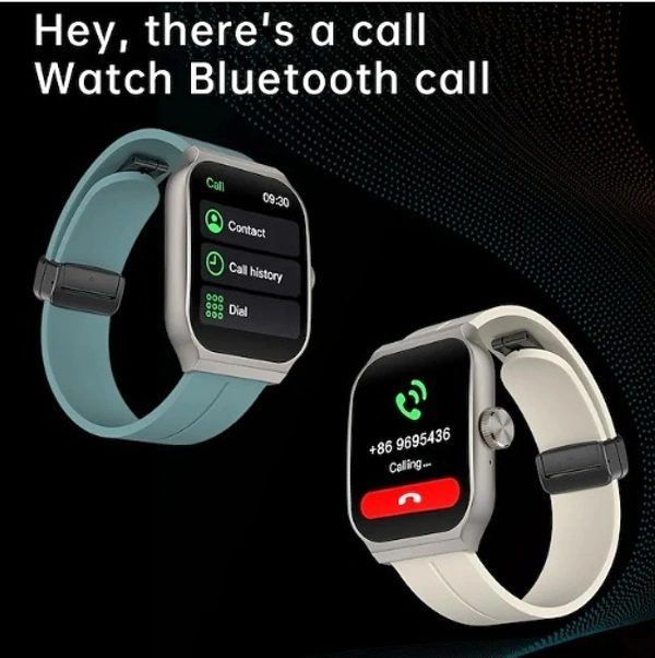 OA89 Smart Watch 1.96inch AMOLED 3D Flexible Design Screen Bluetooth Call Heart Rate IP67 Waterproof Smartwatch for Android IOS