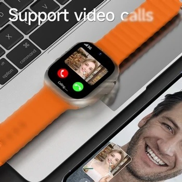 4g Ultra Smart watch Dual camera video call android gps sim card wifi S9 s8 ultra 4g Ultra smart watch