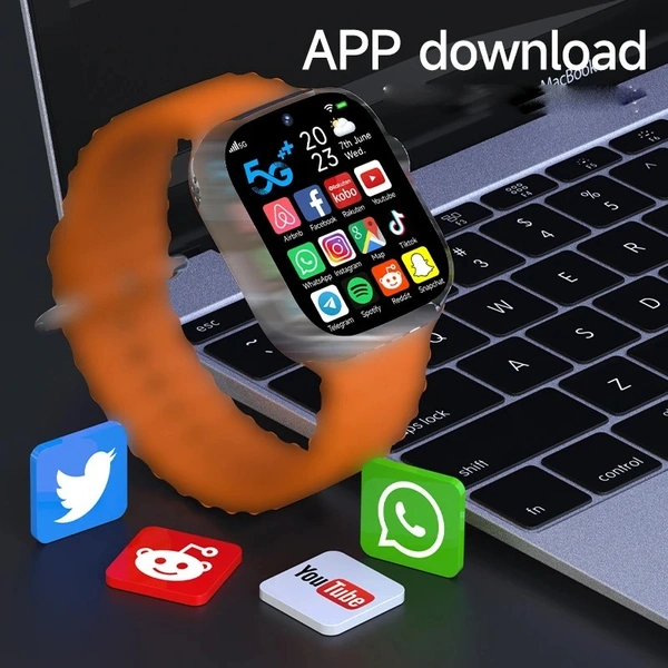 4g Ultra Smart watch Dual camera video call android gps sim card wifi S9 s8 ultra 4g Ultra smart watch