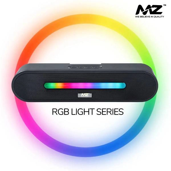 MZ M14VP (PORTABLE HOME TV SOUNDBAR) Dynamic Thunder Sound 1800mAh Battery 10 W Bluetooth Soundbar (Multicolor, Stereo Channel)