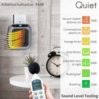 Mini Heater Electric Heater Remote  Fan Household Wall Handy Heating Stove Radiator Warmer Machine for Winter