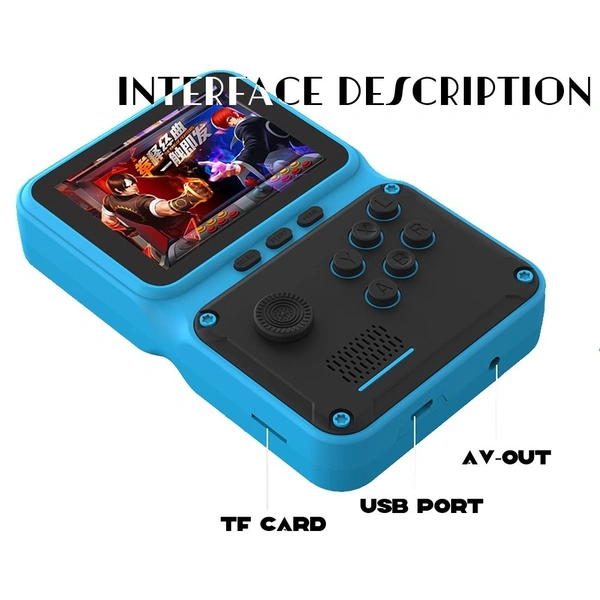 M30 MINI Portable Game Console 2.8 Inch Handheld Game Players 4GB 1500+ Free Retro Games 