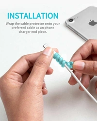 Charger Spiral Charger Cable Protectors for Wires Data Cable Saver Charging Cord Protective 