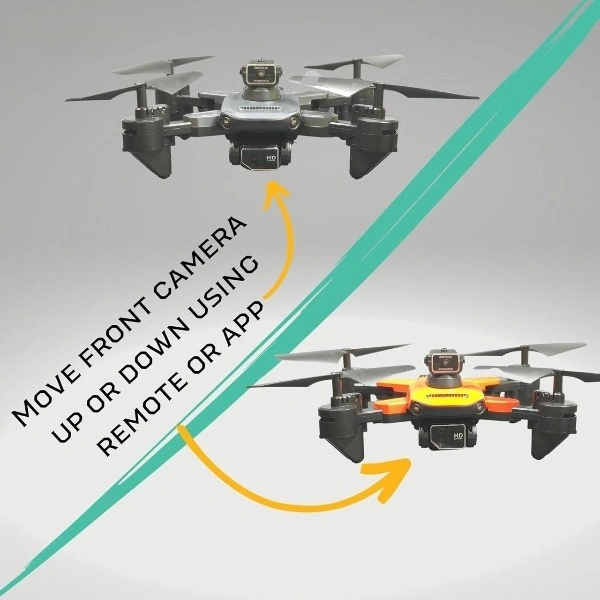 Foldable Mini Drone for Kids | Obstace Avoidance Drone | 360 Degree Flip Functionality | Foldable Toy Drone with 1080p Camera | 3 Speed Modes (DM99)
