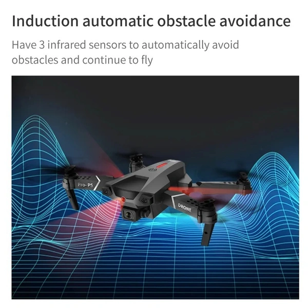 New P5 Pro Drone 4k HD Dual Camera Visual Positioning WiFi Fpv Mini Drone Height Preservation Rc
