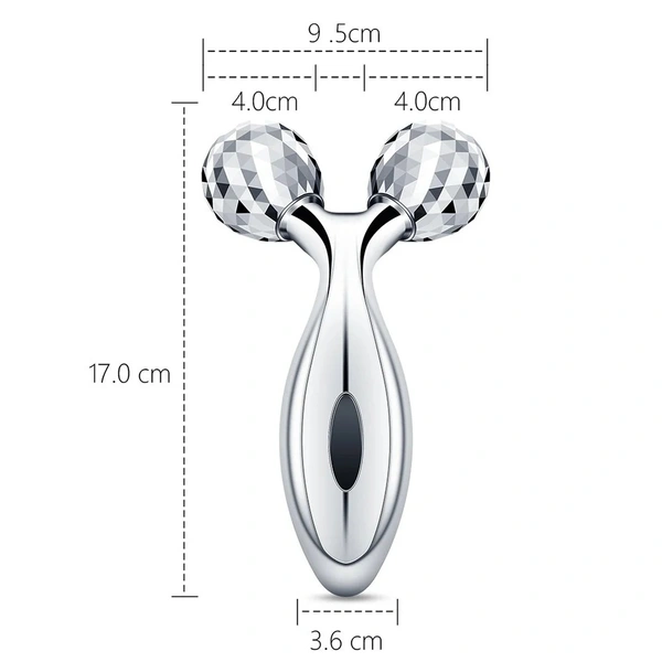 3D Roller Massager Face Massage Y Shape 360 Rotate Thin Face Body Shaping Relaxation Lifting Wrinkle Remover Facial Massager