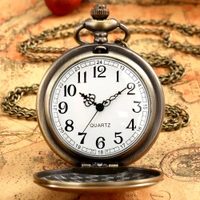 To My Groomsman - Thank You Pocket Watch | Vintage Bronze & Black Quartz Timepiece | Wedding Gift Clock